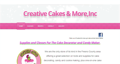 Desktop Screenshot of fresnocreativecakes.com
